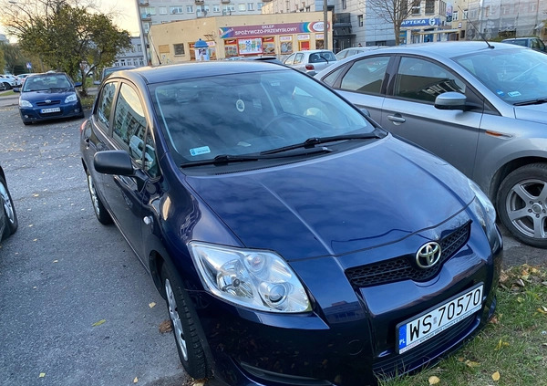 Toyota Auris cena 19680 przebieg: 141252, rok produkcji 2007 z Siedlce małe 106